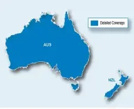 Maps of Australia and New Zealand for Garmin Devices - On DVD